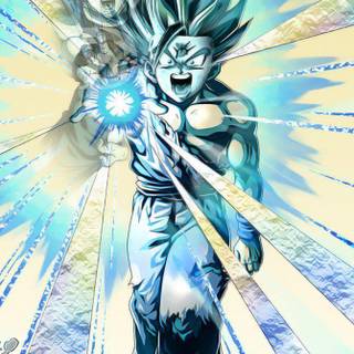 Goku ss2 wallpaper kamahamaha