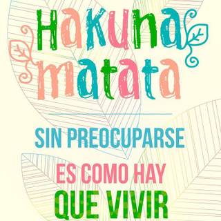 Hakuna matata symbol wallpaper