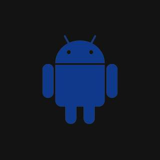 Blue android robot wallpaper