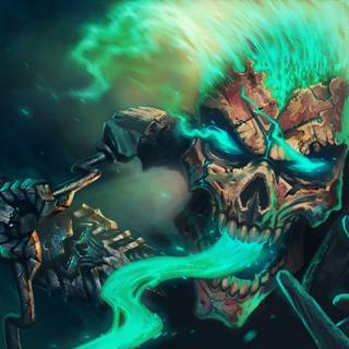 Cool skull background