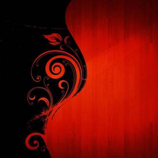 Abstract wallpaper black and red