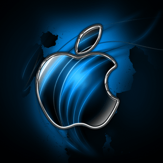 Blue Apple background