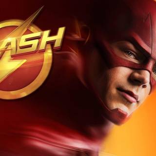 Flash superhero face wallpaper