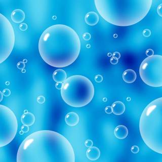 Blue bubble background