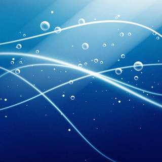 Blue bubble background