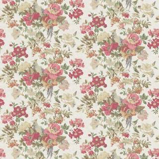 Wallpaper vintage flowers pink