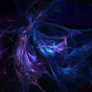 Weed leaf wallpaper blue