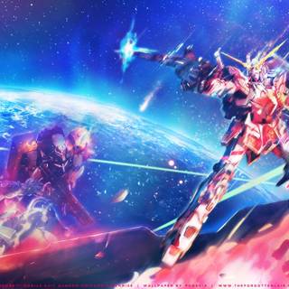 Unicorn gundam desktop wallpaper