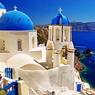 Desktop backgrounds free santorini