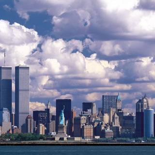 Twin tower wallpaper
