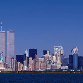 Twin tower wallpaper