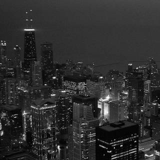 Black city wallpaper