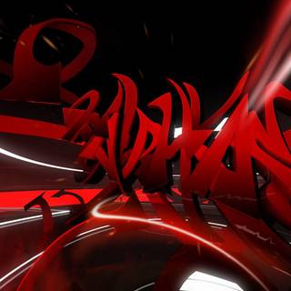 3d black red wallpaper