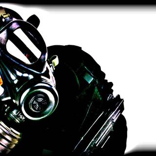Dubstep gas mask wallpaper