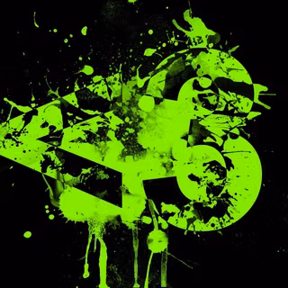 Black and green HD wallpaper