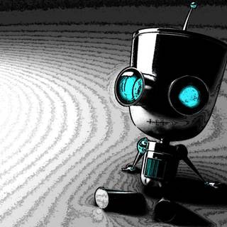 Robot desktop wallpaper