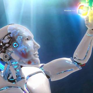 Robot desktop wallpaper