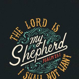 Psalm 23:1 wallpaper