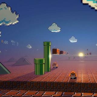 Super Mario Bros background