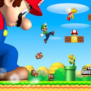 Super Mario Bros background