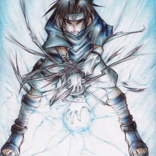 Sasuke wallpaper chidori