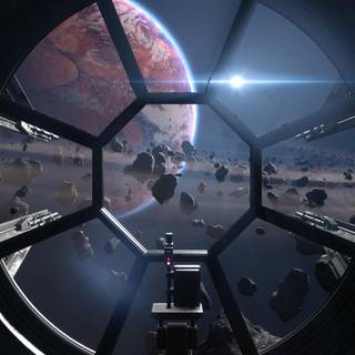 Tie fighterwallpaper 4k