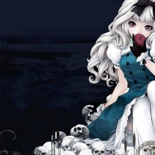 Anime goth wallpaper