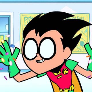 Teen titans go robin wallpaper