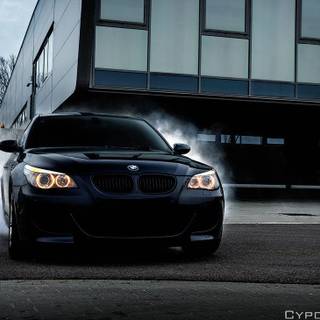 Bmw m5 black wallpaper