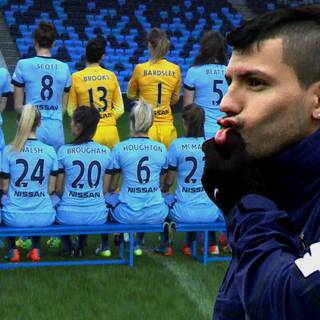 Man city full team background