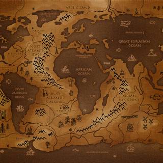Travel map background