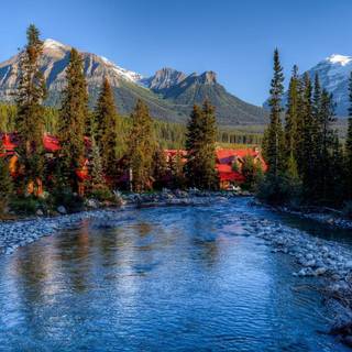 Beautiful huts wallpaper