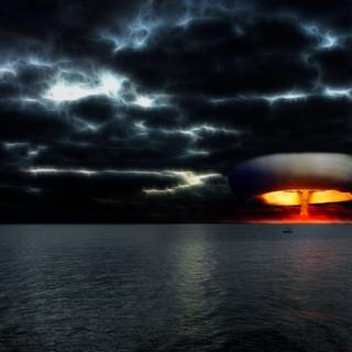 Nuclear bomb explosion wallpaper