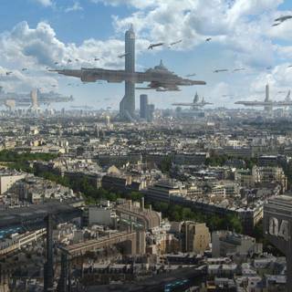 Future city wallpaper HD 1920