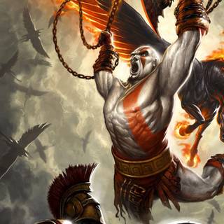 God of war 3 kratos wallpaper HD