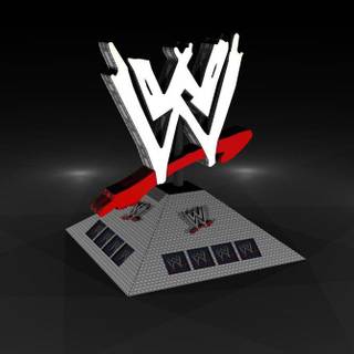 WWE logo black background