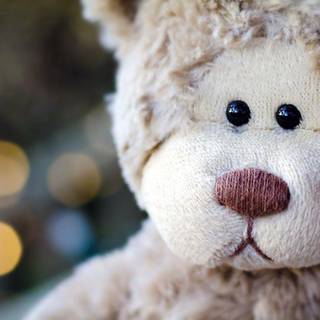 Wallpaper teddy bear crying