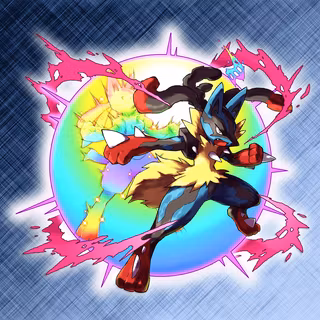 Mega lucario background