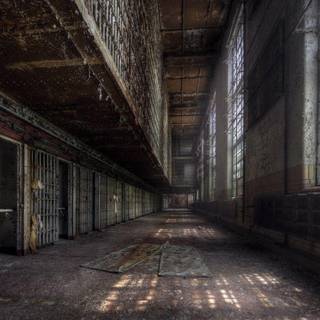 Large prison wallpaper