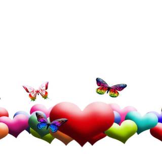 Cool colorful love wallpaper