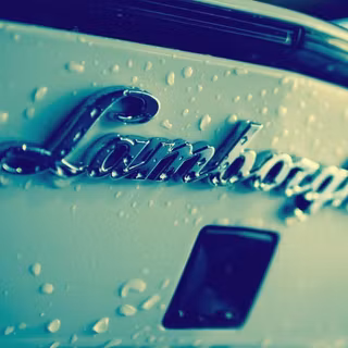 Lamborghini logo with background