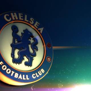 Chelsea logo wallpaper with fire