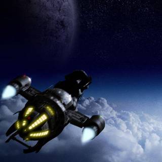 Serenity logo mobile wallpaper