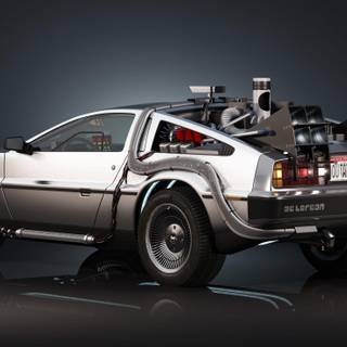 DeLorean BTTF wallpaper