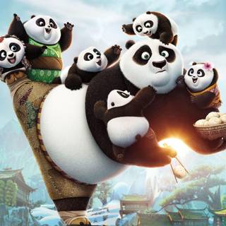 Wallpaper panda beach