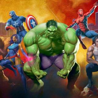 HD wallpaper marvel heroes