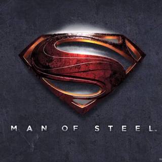 Man of steel logo wallpaper HD