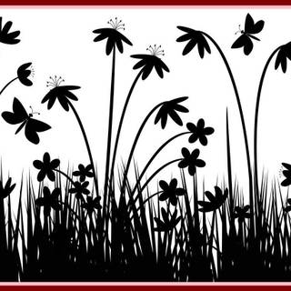 Black and white wallpaper designs