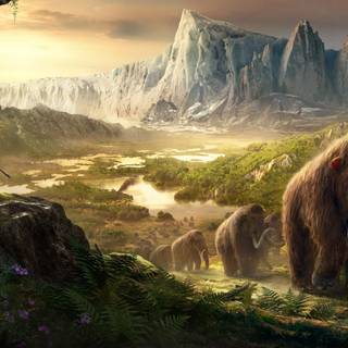 Stone Age backgrounds