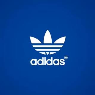 Nike logo in blue background